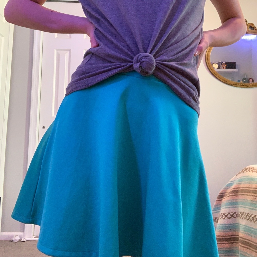 CHARLOTTE RUSSE BLUE SKIRT